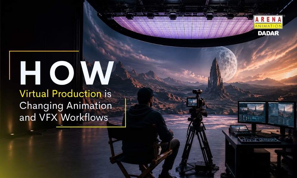 image shows that How Virtual Production is Changing Animation and VFX Workflows.